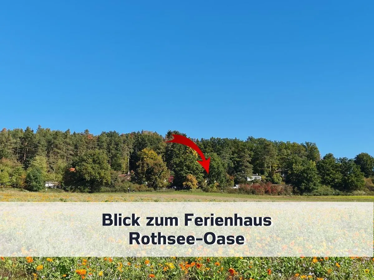 Ferienhaus Rothsee-Oase Ideale Ausgangslage Mit Tollem Ausblick, Sauna Und Privatem Garten Roth  0*, Roth (Bavaria)